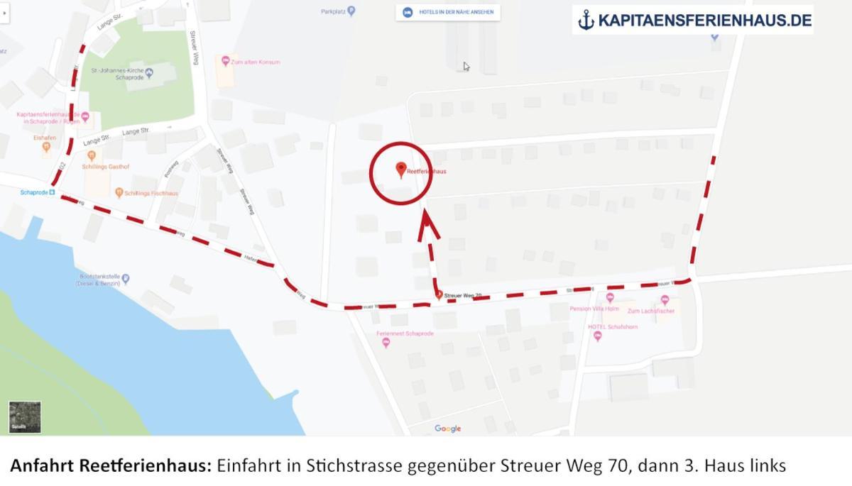 Reetferienhaus - Schaprode Hafen Εξωτερικό φωτογραφία